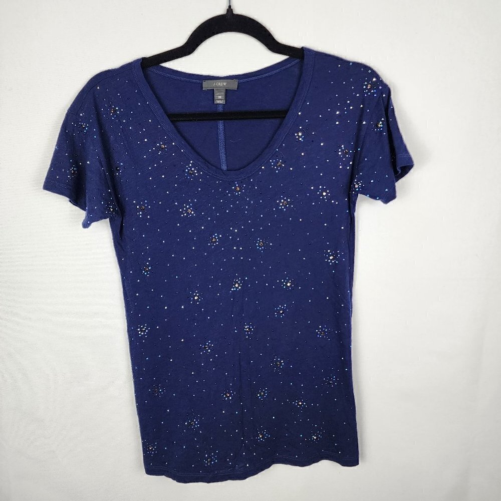 J. Crew‎ Embellished Tee XS